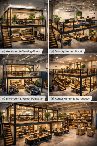 Mezzanine Ruang Kantor di Cipinang